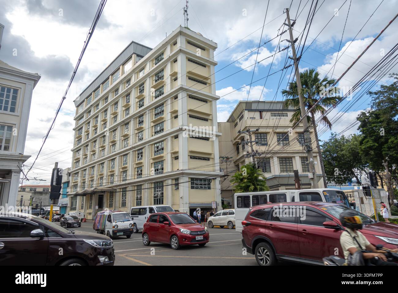 Hôtel Diplomat situé à Cebu City, Philippines. C'est un hôtel 2 étoiles situé dans un emplacement privilégié dans le centre de Cebu. Banque D'Images