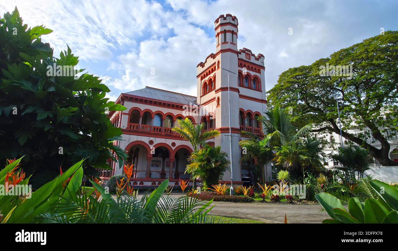 Palais de l'archevêque magnifique sept manoirs Port d'Espagne Trinidad Caraïbes petites Antilles 01.02.2026 Banque D'Images