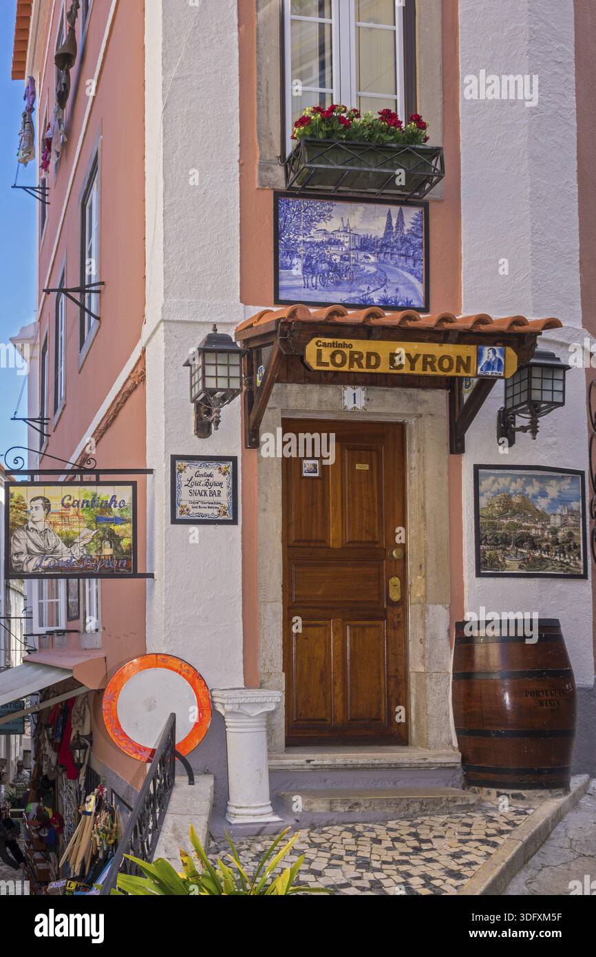 Seigneur Byron Public House Sintra Portugal Banque D'Images