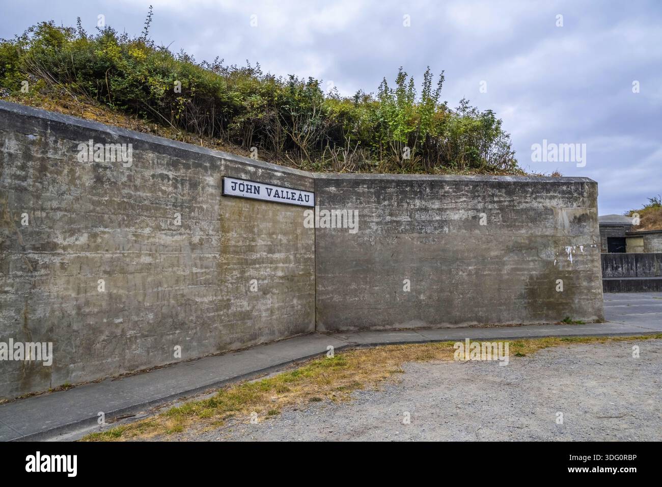 Île de Whidbey, WA, Etats-Unis - 20 août 2021 : le parc historique de fort Casey Banque D'Images
