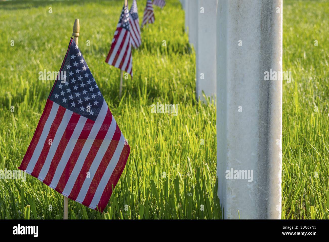 Sturgis, SD, États-Unis - 29 mai 2019 : cimetière du fort Meade Banque D'Images