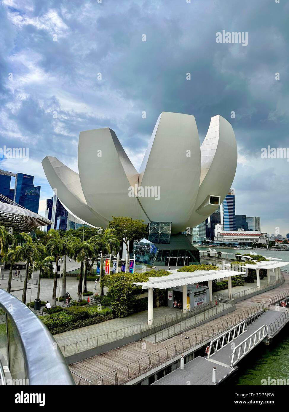 Musée des sciences de l'art Marina Bay Singapour Banque D'Images