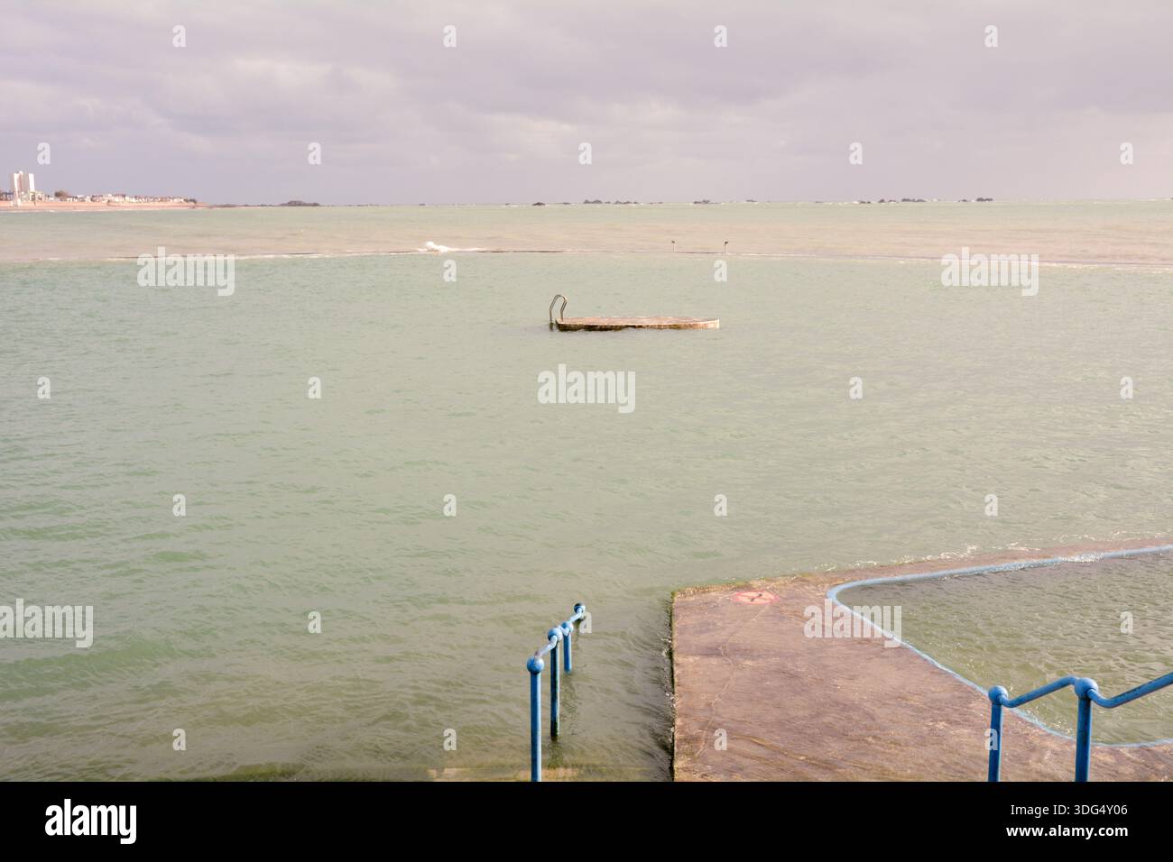 Le Lido à St Helier, Jersey, les îles Anglo-Normandes Banque D'Images
