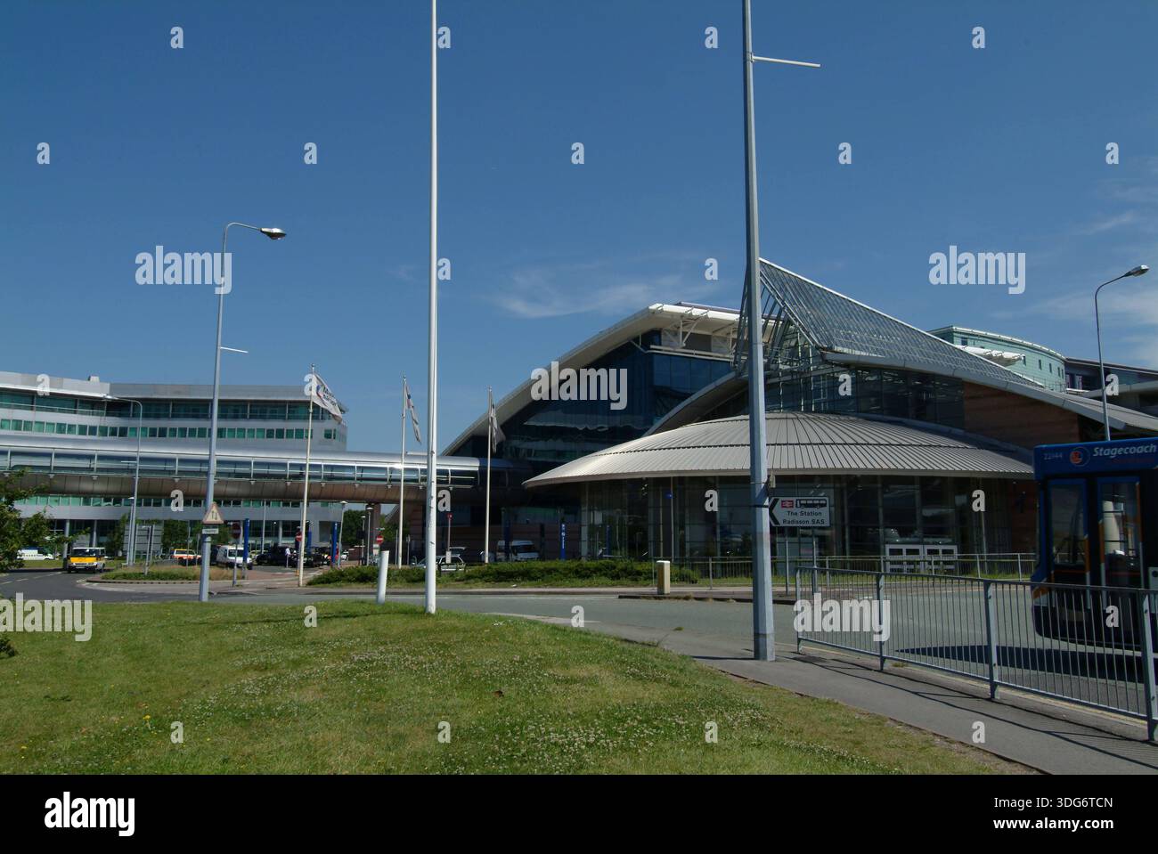 L'aéroport de Manchester est un aéroport international de Ringway. - Manchester - Angleterre, Royaume-Uni : mai 2022 Banque D'Images
