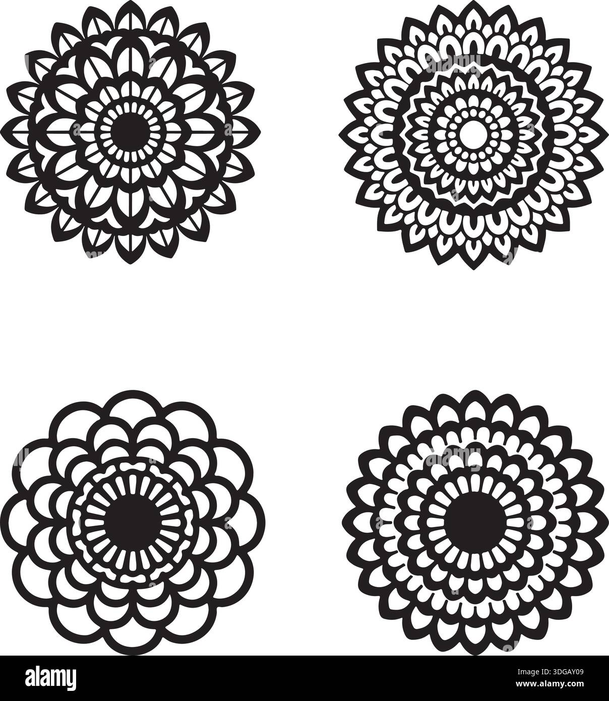 Panneau Mural Ajouré Mandala – Déco 3D Hindou – Ornement Mural Ornamenti