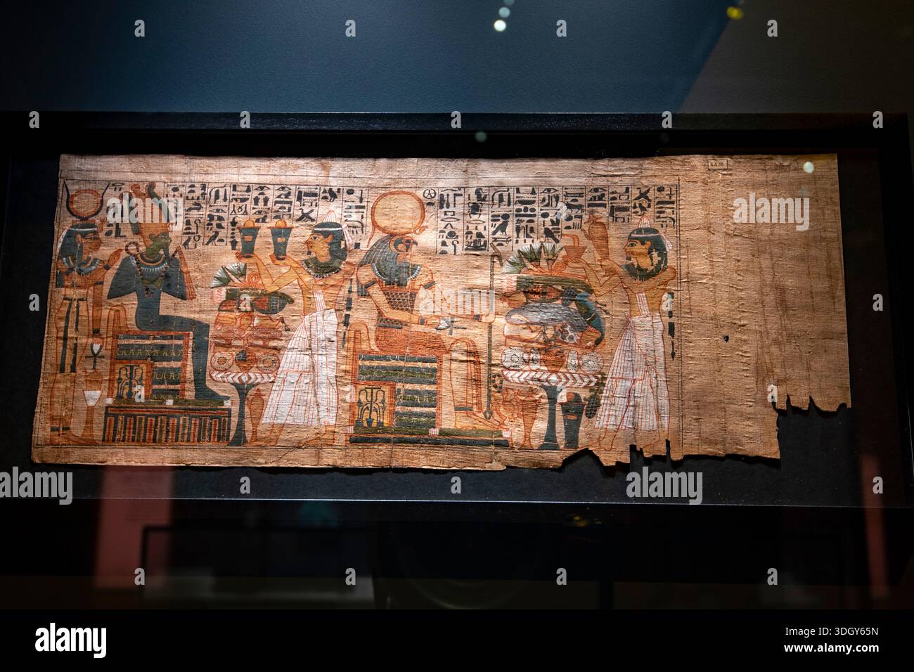 Livre des morts de Padikhonsu Banque D'Images