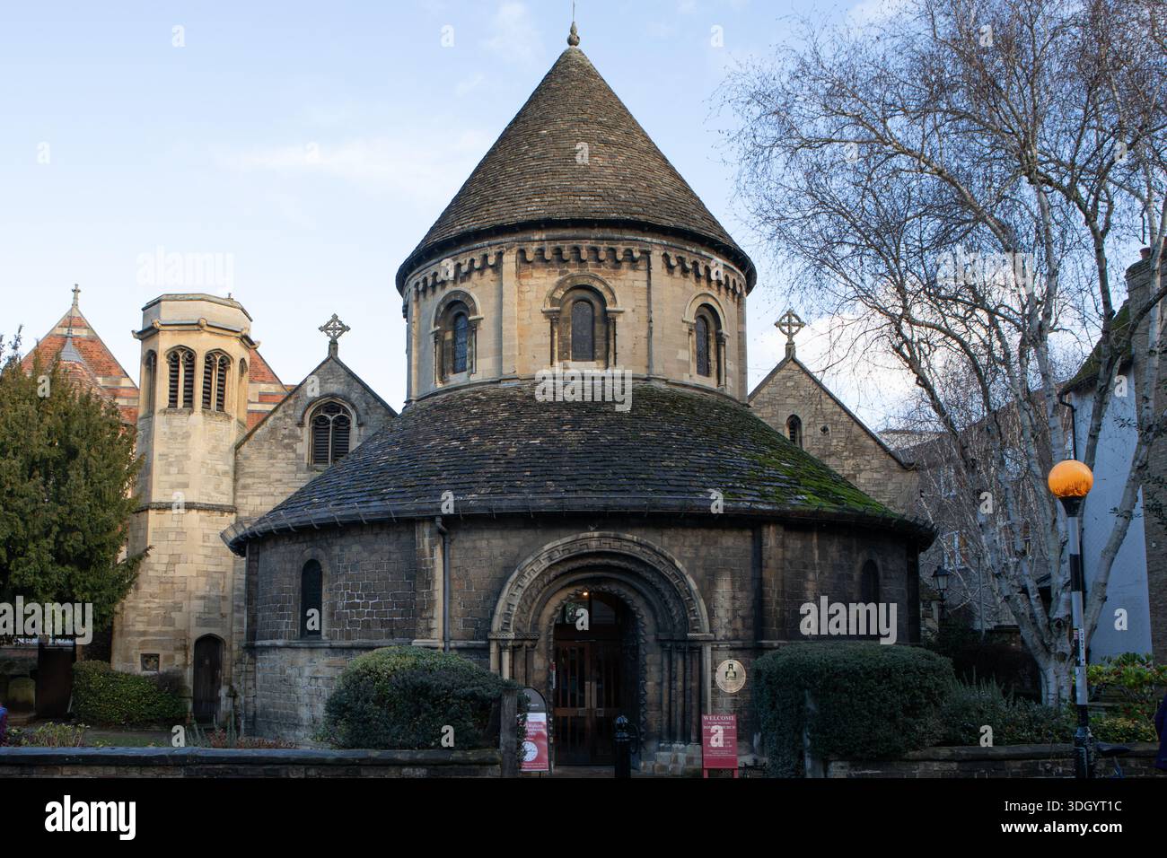 Église du Saint-Sépulcre - The Round Church - Cambridge, Angleterre, 2026 Banque D'Images