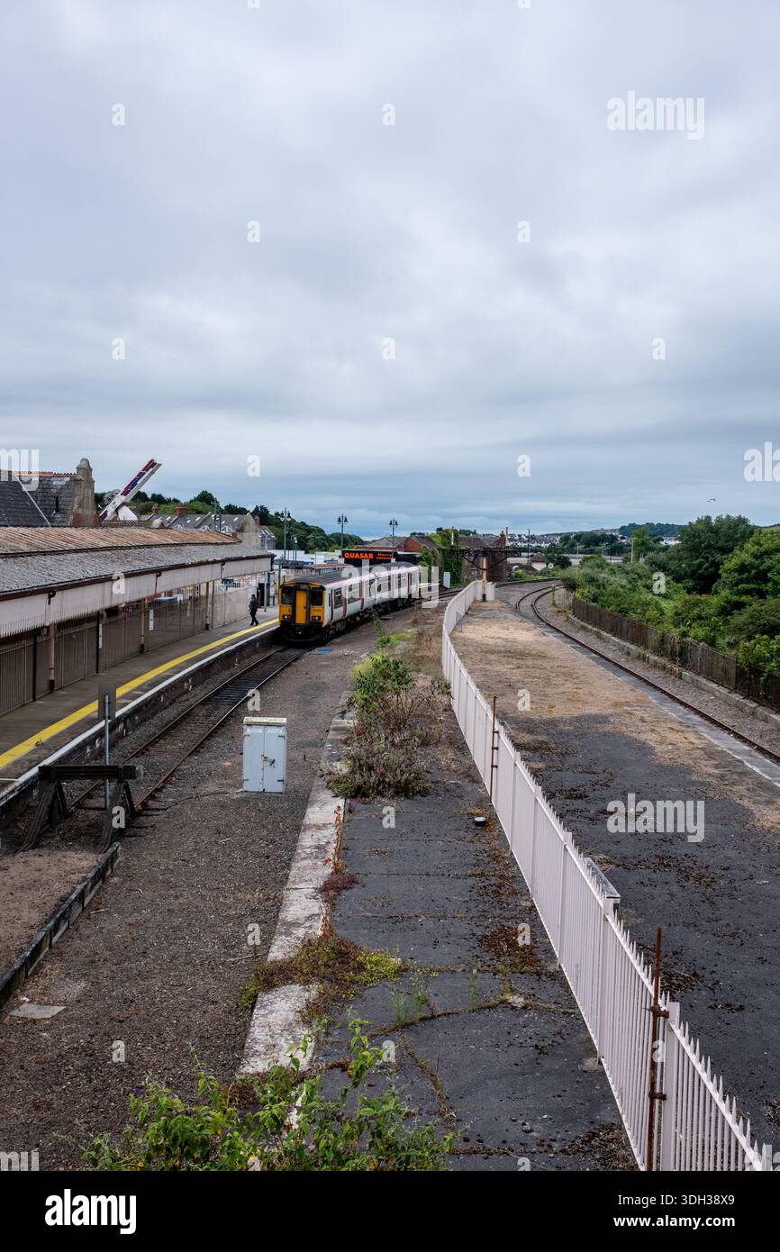 Gare ferroviaire de Barry Island South Wales UK Banque D'Images