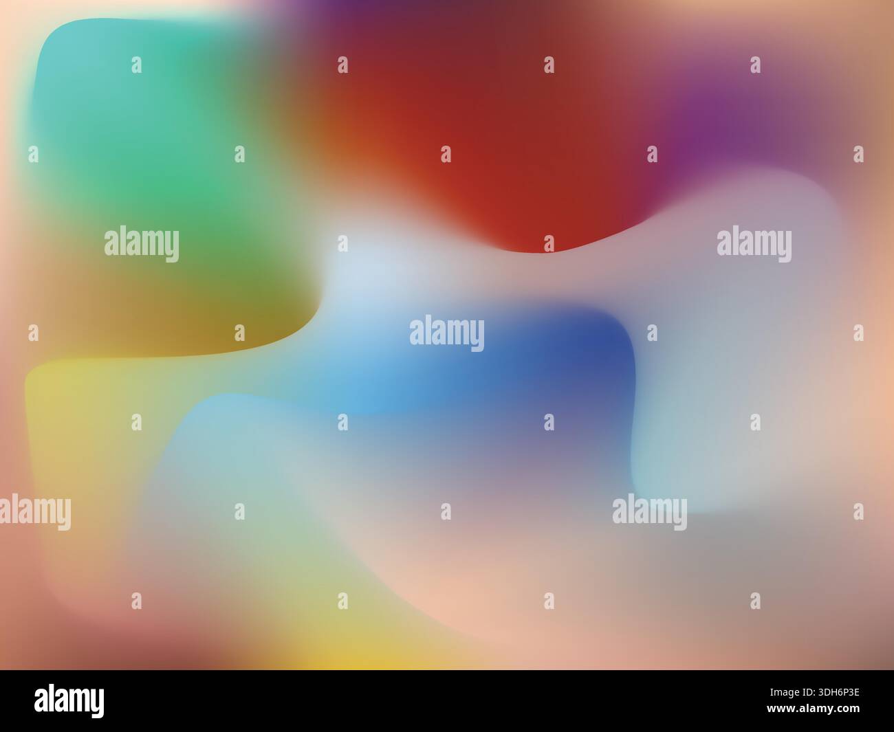 Un fond vectoriel coloré abstrait vibrant avec des dégradés lisses et des formes dynamiques. Illustration de Vecteur