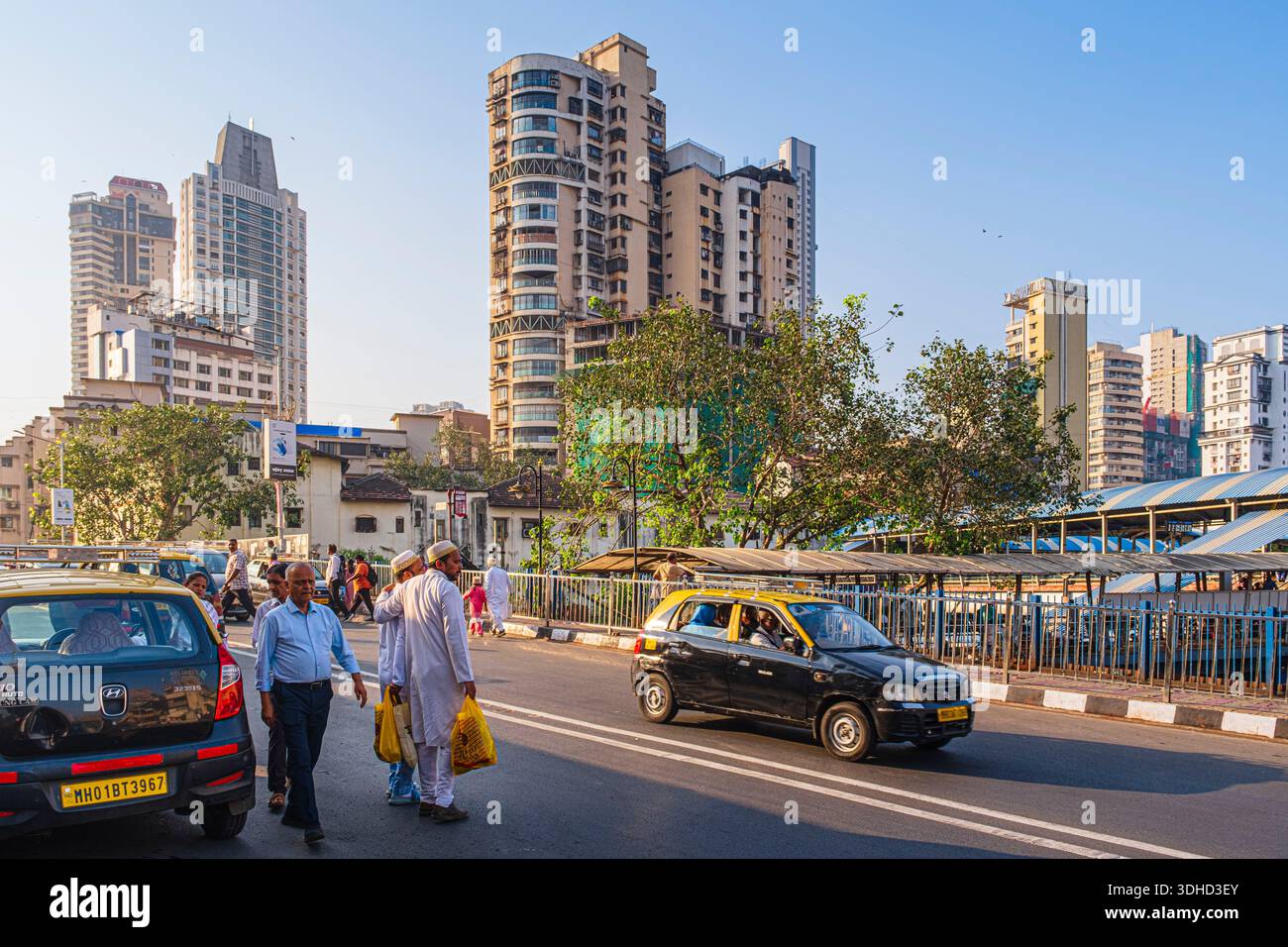 Inde, État du Maharashtra, Mumbai, district de Grant Road Banque D'Images