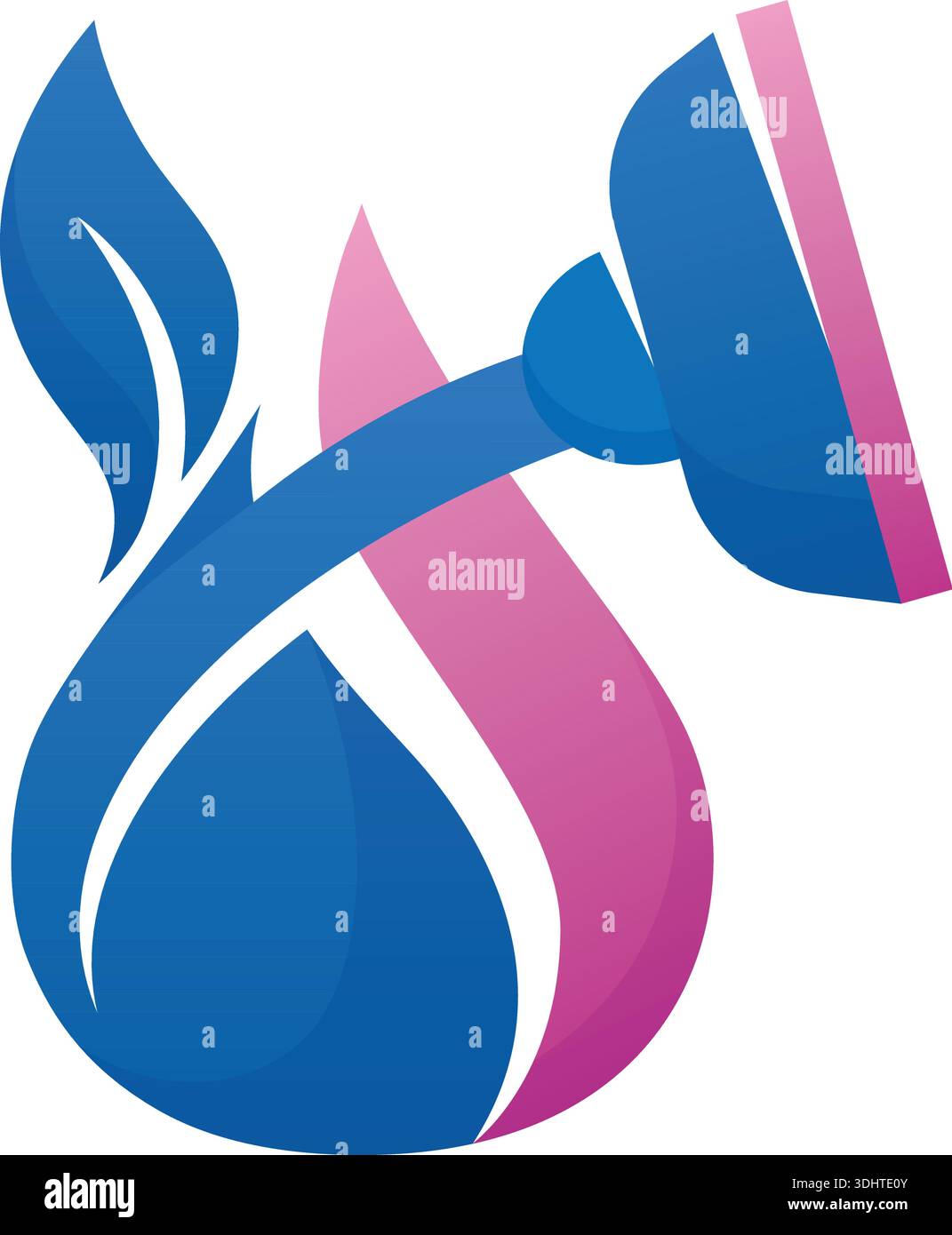 Vecteur de conception de logo de plomberie d'icône d'eau et de feu Illustration de Vecteur