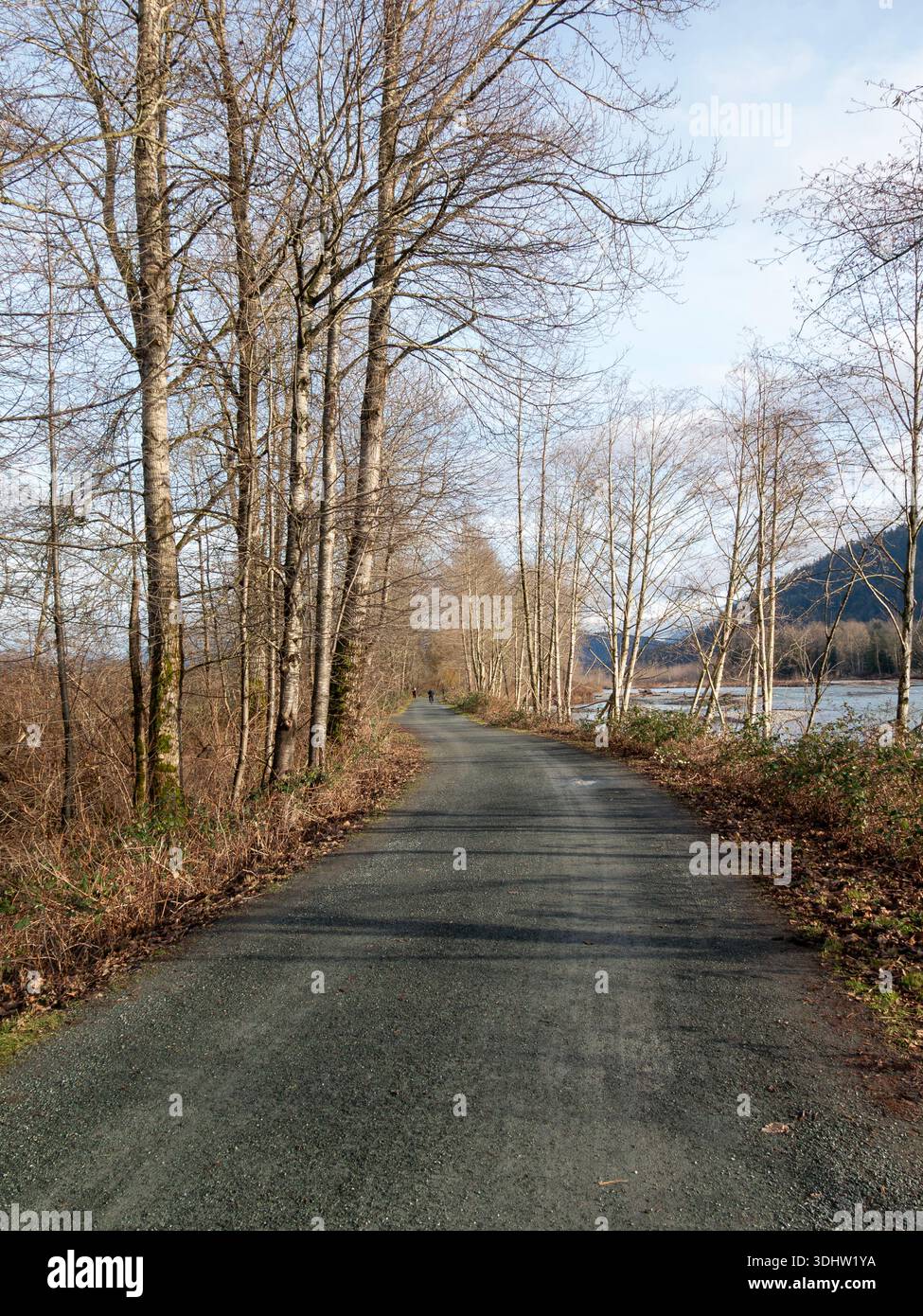 Piste Vedder Rotary à Chilliwack Banque D'Images