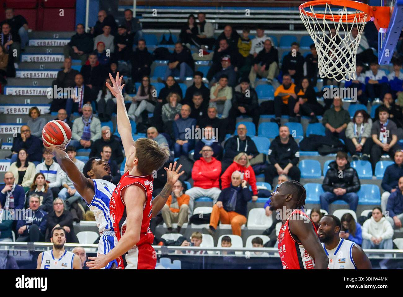 #11 Darius Perry (USA) - RSR Sebastiani Rieti pendant Real Sebastiani Rieti vs Dole basket Rimini - Stagione 2025-26 Campionato Italiano Pallacanestro Banque D'Images