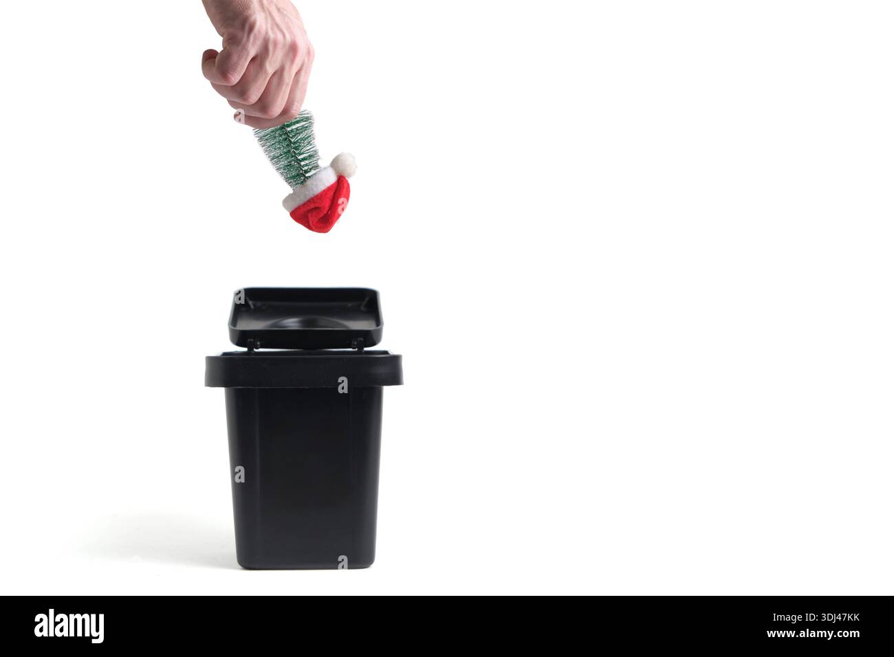 Concept de la fin des vacances de Noël et des célébrations du nouvel an Banque D'Images