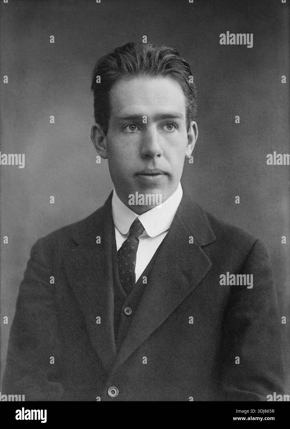 Niels Bohr, portrait photographique Banque D'Images