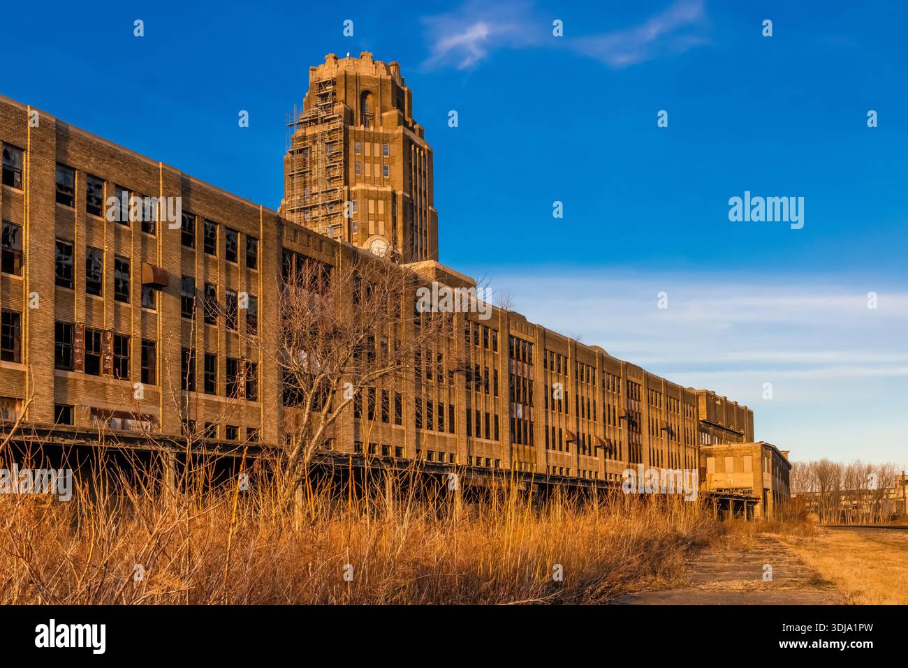 Bâtiment principal du terminal et autres ruines du terminal central de Buffalo à Buffalo, New York, États-Unis [pas de publication ; licence éditoriale uniquement] Banque D'Images