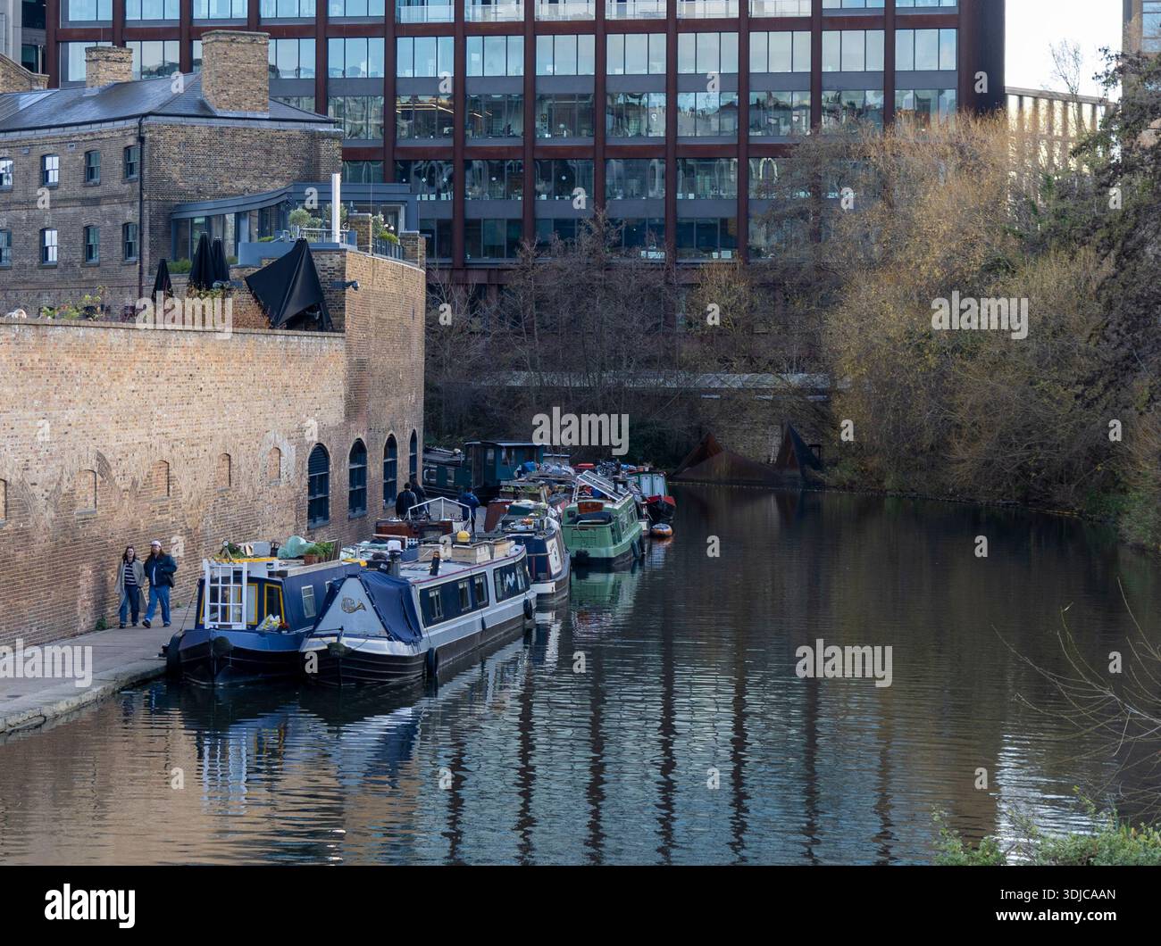 Grand union canal, Colas Yard, Kings Cross Banque D'Images