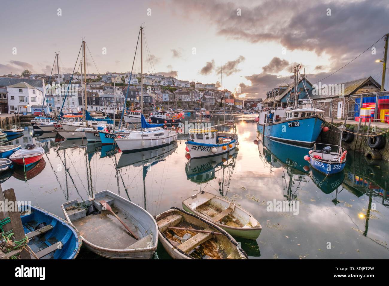 Mevagissey Harbour Banque D'Images
