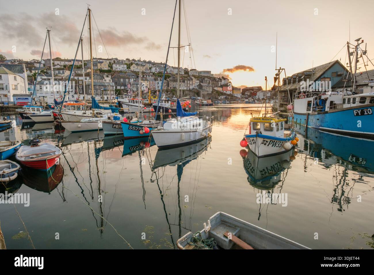 Mevagissey Harbour Banque D'Images