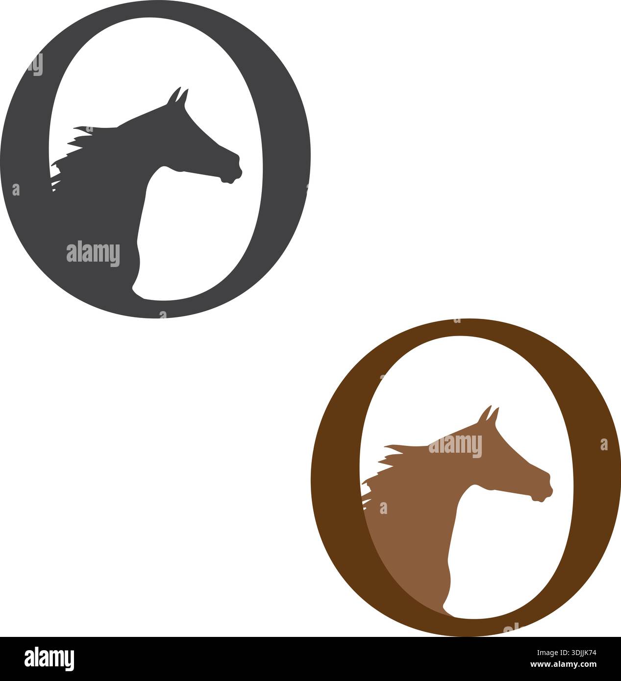 Logo de cheval, illustration vectorielle modèle de logo de cheval icône illustration vectorielle conception Illustration de Vecteur