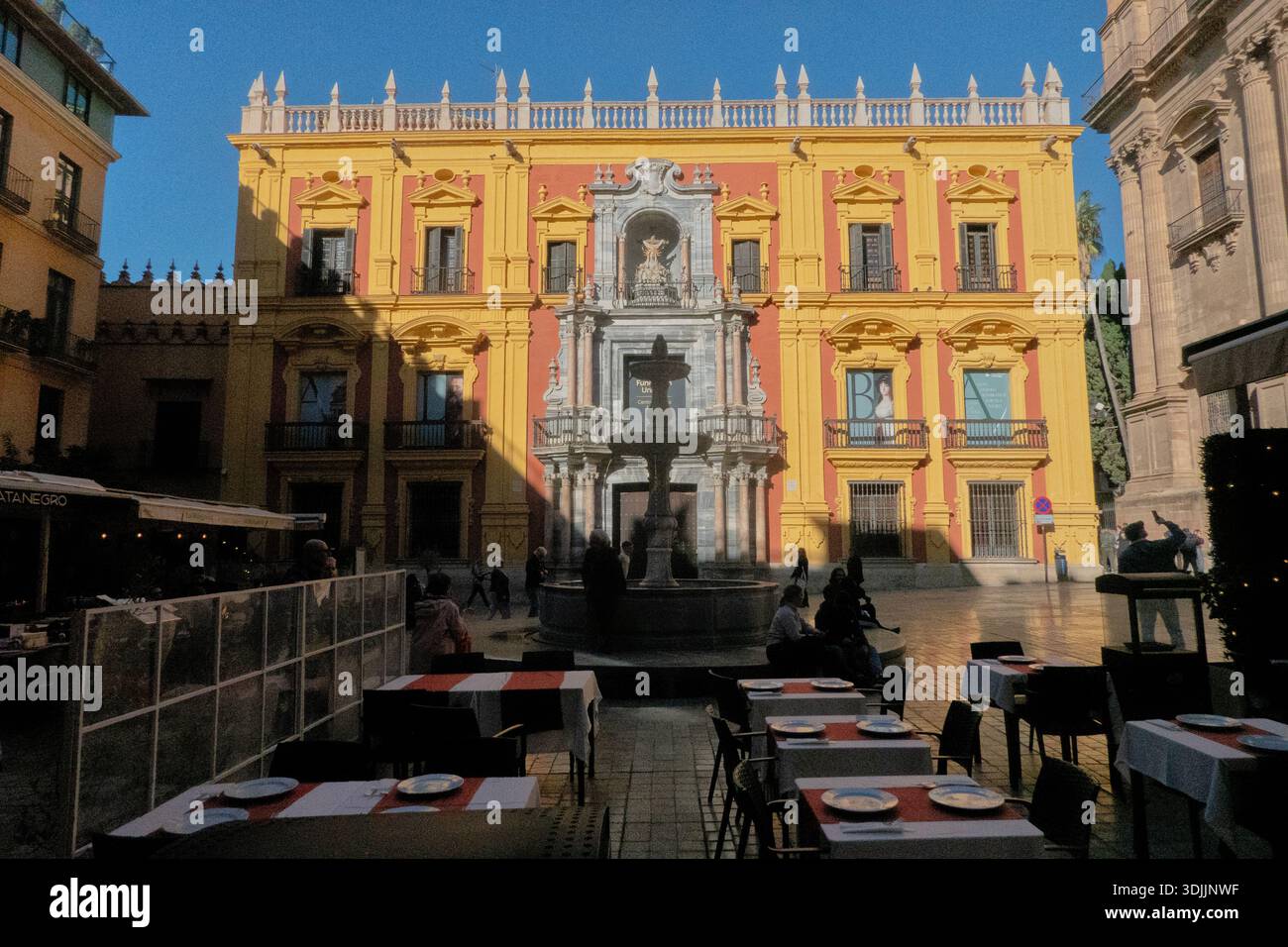 Bâtiment Centro Cultural Fundación Unicaja de Málaga, Málaga, Andalousie, Espagne Banque D'Images