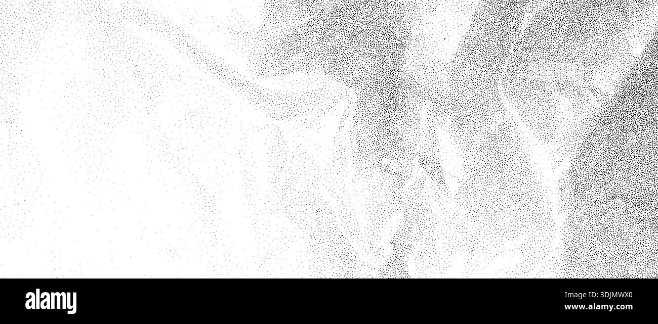 Papier peint grunge à pois en papier peint artisanal. Texture pointillée abstraite rugueuse. Fond de poudre de bruit de grain granuleux. Recouvrement de particules kraft DISPERSEES. Vectoriellement dispersé de petites taches, taches ou taches sur la surface Illustration de Vecteur