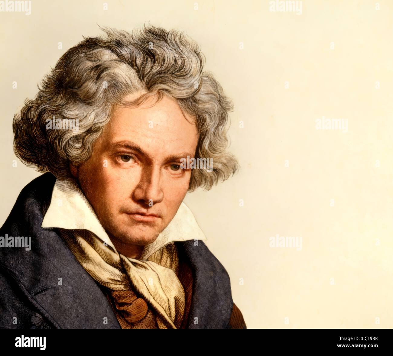 Ludwig van Beethoven, compositeur allemand, 1770 -1827 Banque D'Images