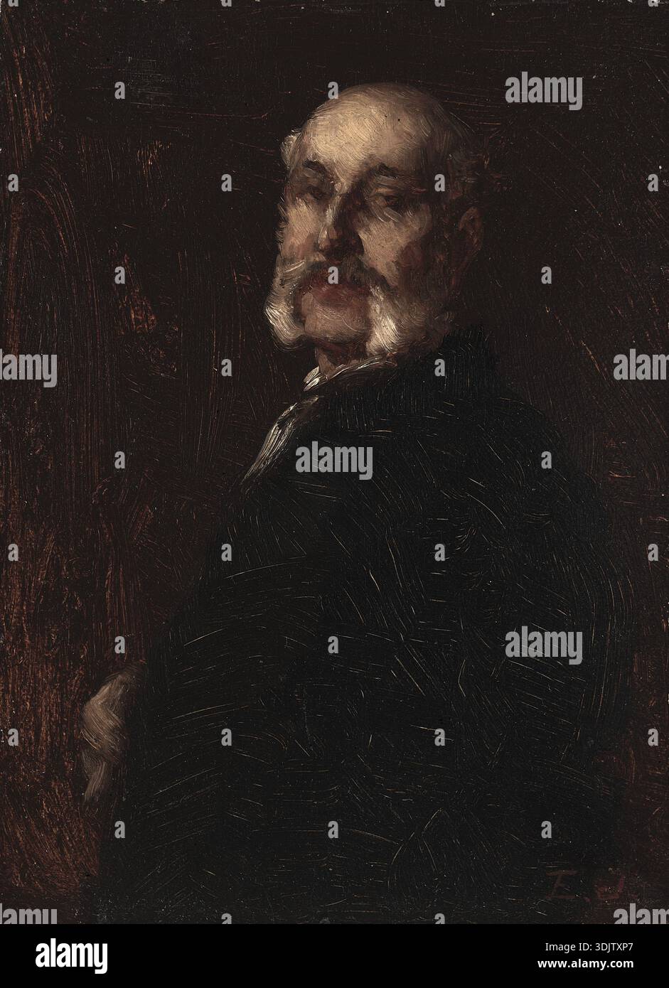 Eastman Johnson - Samuel W. Rowse - 1973,236 - Cleveland Museum of Art Banque D'Images