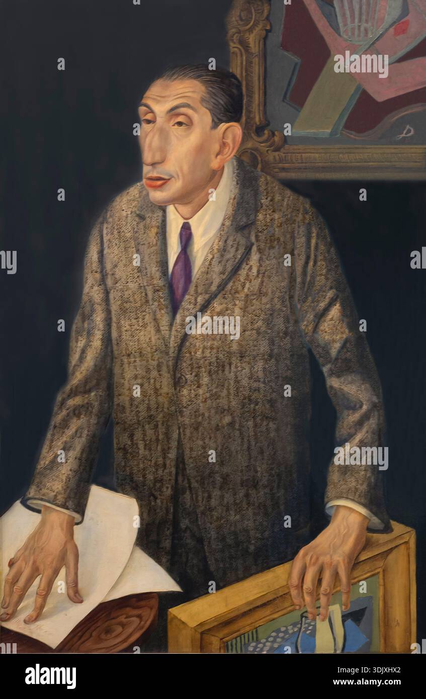 The Art Dealer, Alfred Flechtheim, Otto dix, 1926 Banque D'Images