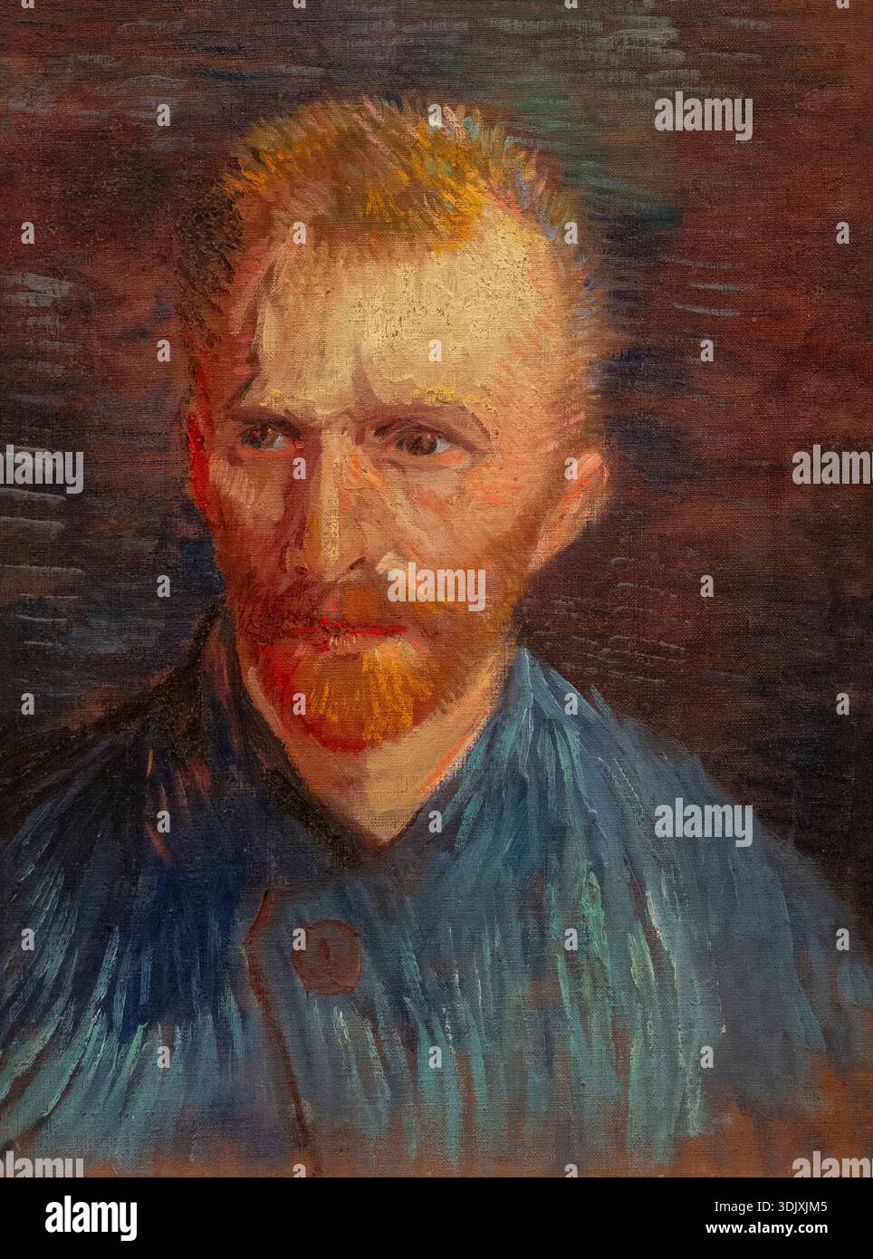 Autoportrait, Vincent van Gogh, 1887 Banque D'Images