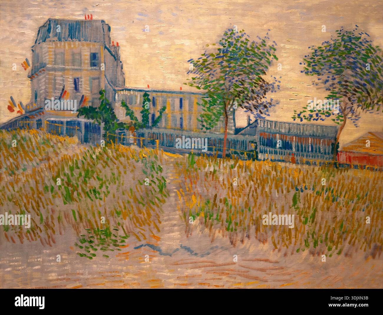 Le Restaurant de la Sirene, Asnières, Vincent van Gogh, 1887 Banque D'Images