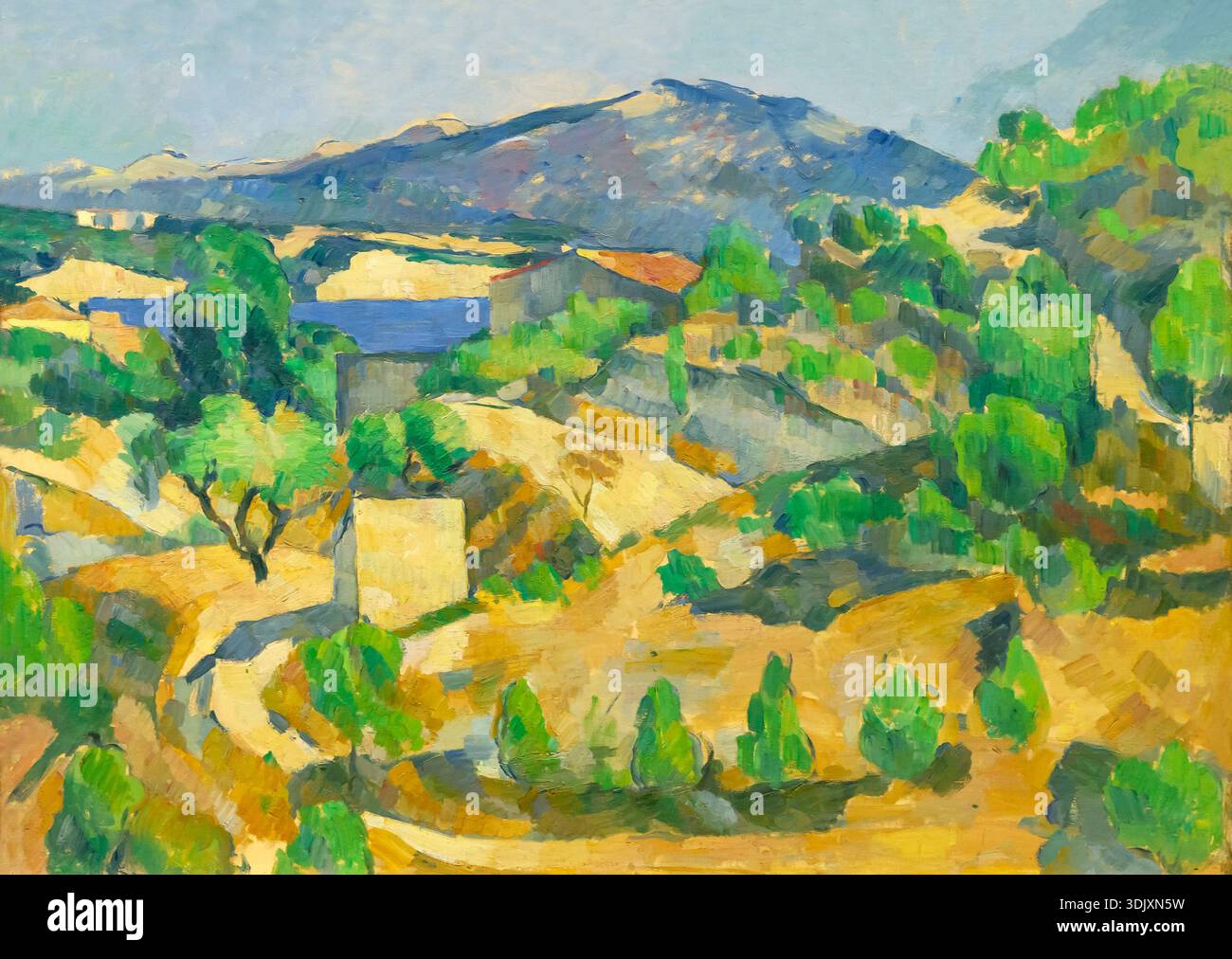 Barrage François Zola, Paul Cézanne, vers 1879 Banque D'Images