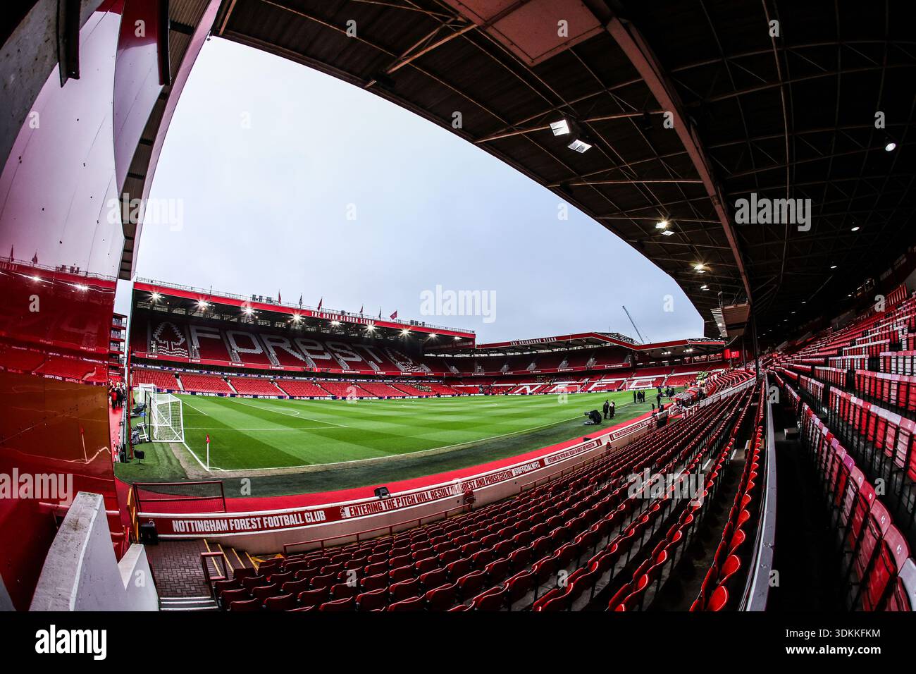 City Ground, Nottingham, Royaume-Uni, 1er février 2026. Nottingham, Royaume-Uni. 1er février 2026. Vue générale de City Ground avant le match de premier League Nottingham Forest vs Crystal Palace au City Ground, Nottingham, Royaume-Uni, 1er février 2026 (photo par Alfie Cosgrove/News images) crédit : News images LTD/Alamy Live News Banque D'Images