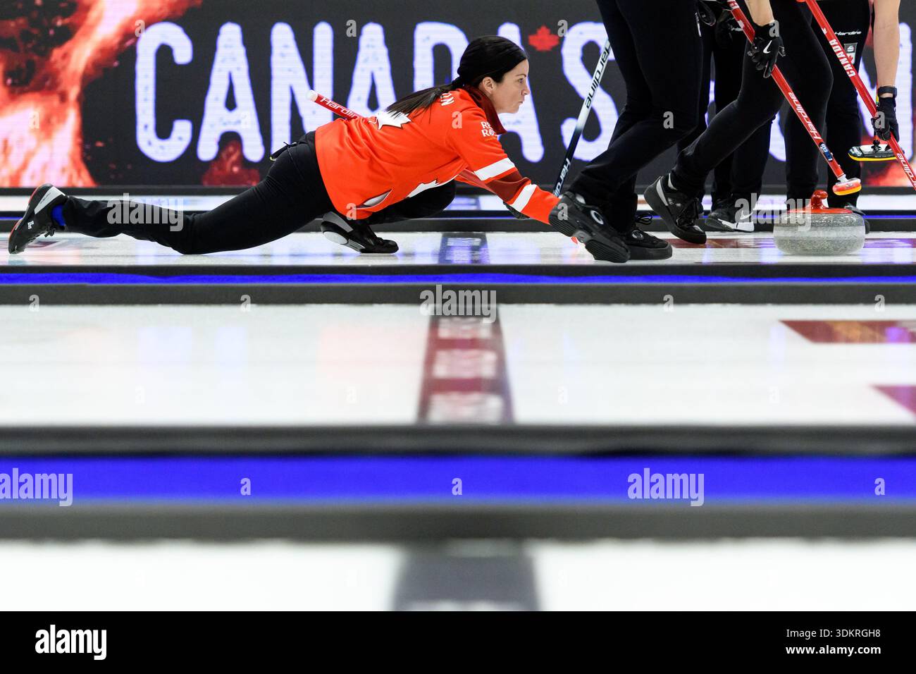 Scotties 2026 Banque De Et D Images Haute R Solution Mississauga Ontario Canada 1st Feb 2026 Kerri Einarson Of Team Canada Delivers A Stone During A Final Game Against Team Manitoba Lawes At The 2026 Scotties Tournament Of Hearts At Paramount Fine Foods Centre In Mississauga Ontario Credit Image Vasiliy Ryabykh Zuma Press Wire Editorial Usage Only Not For Commercial Usage 3dkrgh8 