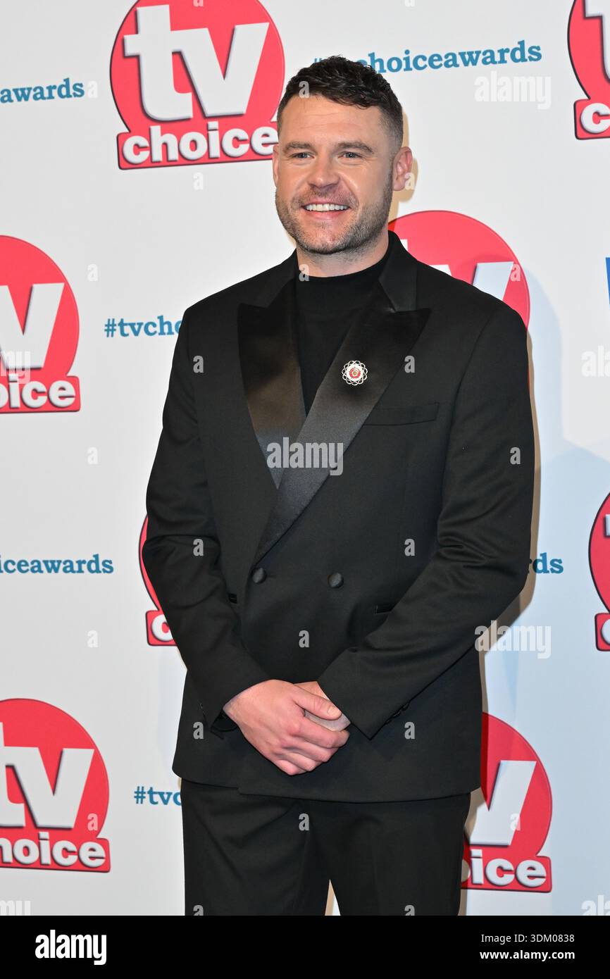 Londres, Royaume-Uni. 02 février 2026. Danny Miller assiste aux TV Choice Awards 2026 au London Hilton, Park Lane, Londres, Royaume-Uni. Crédit : LFP/Alamy Live News Banque D'Images