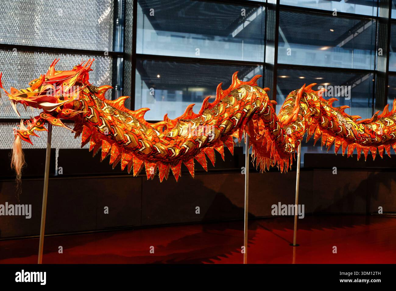 EXPOSITION DRAGONS Musée Quai BRANLY PARIS Banque D'Images