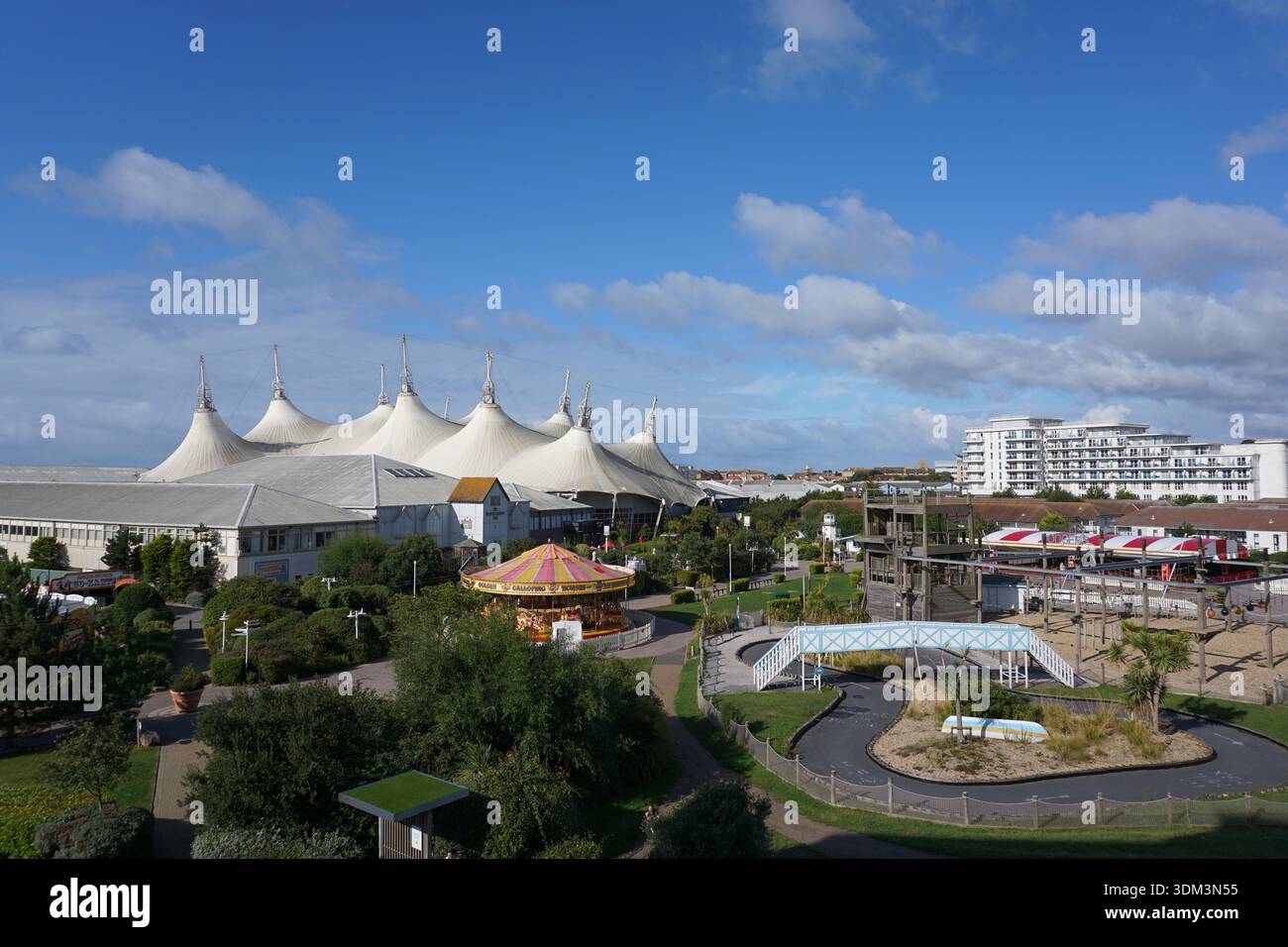 Butlins Resort Bognor Regis, Angleterre 1er août 2023. Station de loisirs de vacances en famille sur la côte sud de l'Angleterre Banque D'Images