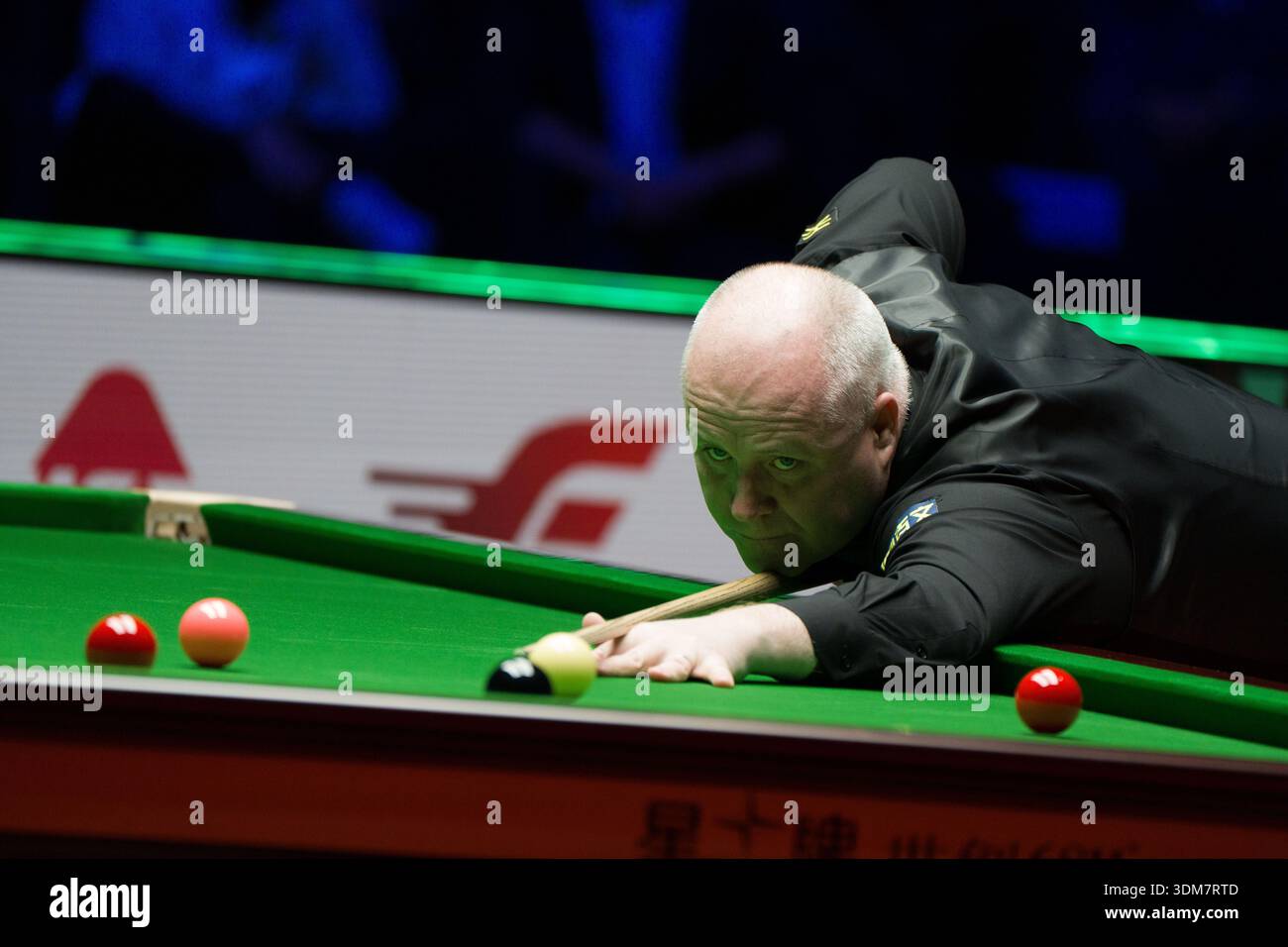 Joueur de snooker écossais John Higgins lors d'un match au World Snooker Grand Prix 2026 le 4 février 2026 à Hong Kong. (Photo de Vernon Yuen/Nexpher images) Banque D'Images