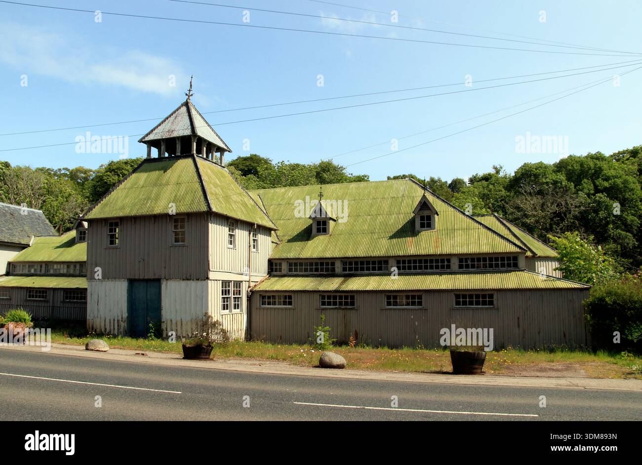 Ancien Volunteer Rifle corps, Drill Hall, Golspie, Highland Scotland, Royaume-Uni Banque D'Images