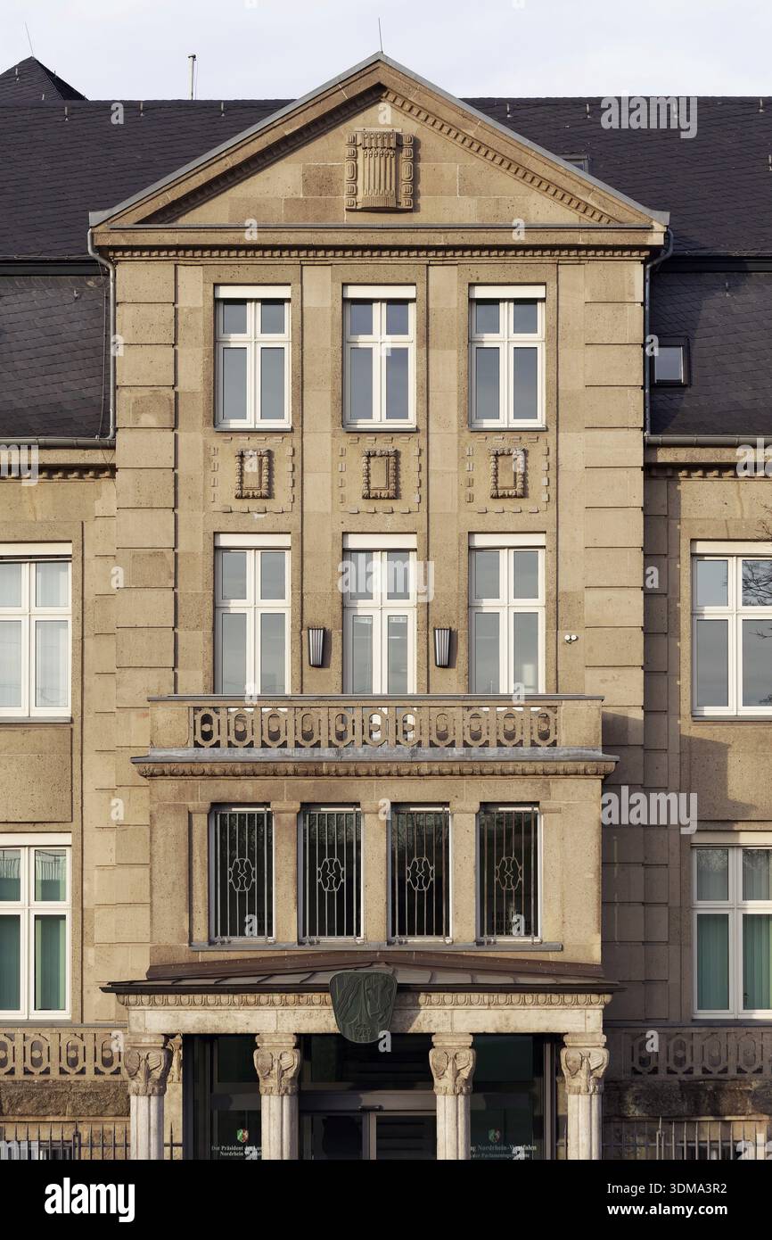 Villa Horion, Maison du Parlement histoire, bâtiment de style néoclassique, Duesseldorf, Rhénanie du Nord-Westphalie, Allemagne Banque D'Images