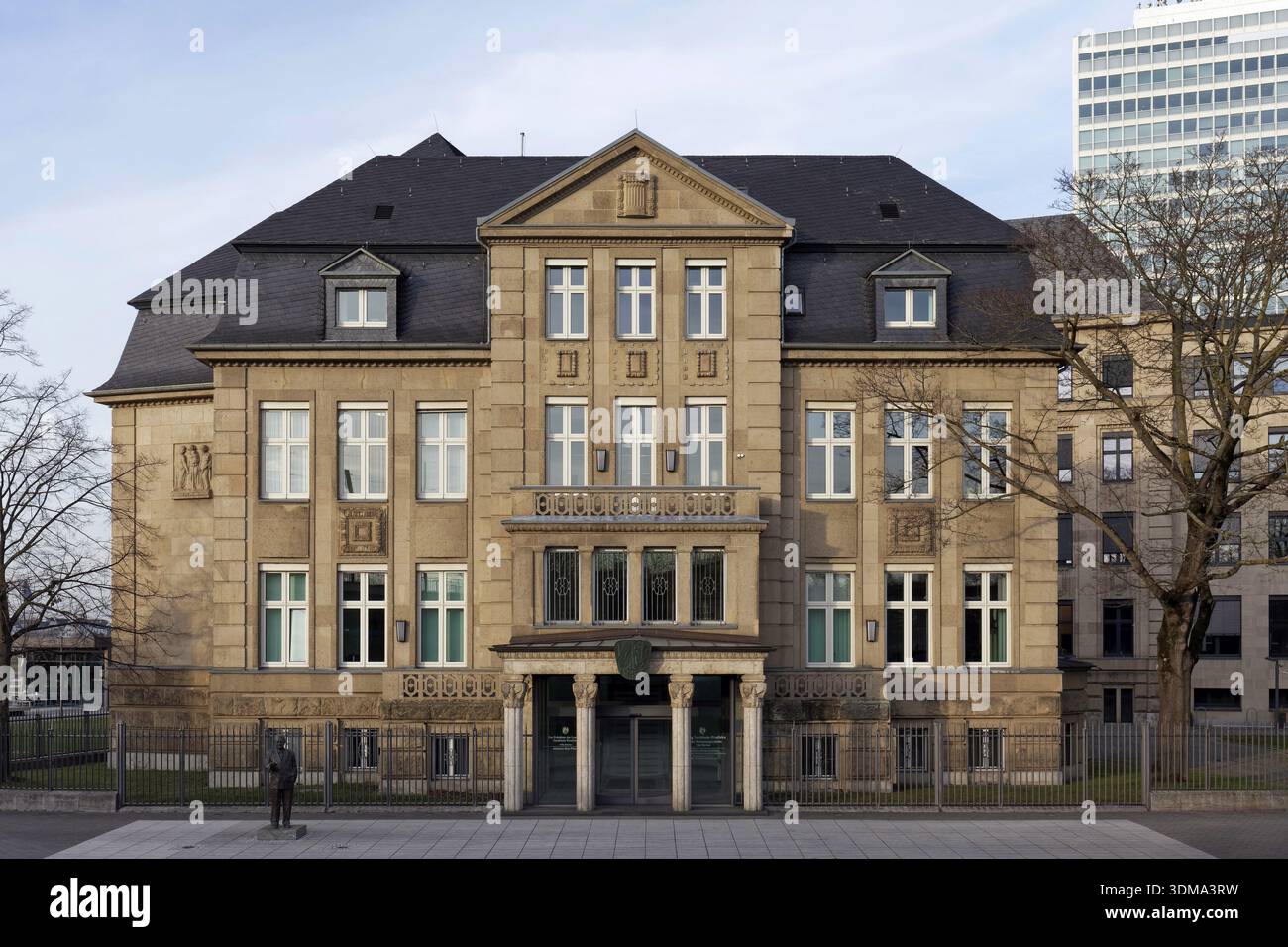 Villa Horion, Maison du Parlement histoire, bâtiment de style néoclassique, Duesseldorf, Rhénanie du Nord-Westphalie, Allemagne Banque D'Images