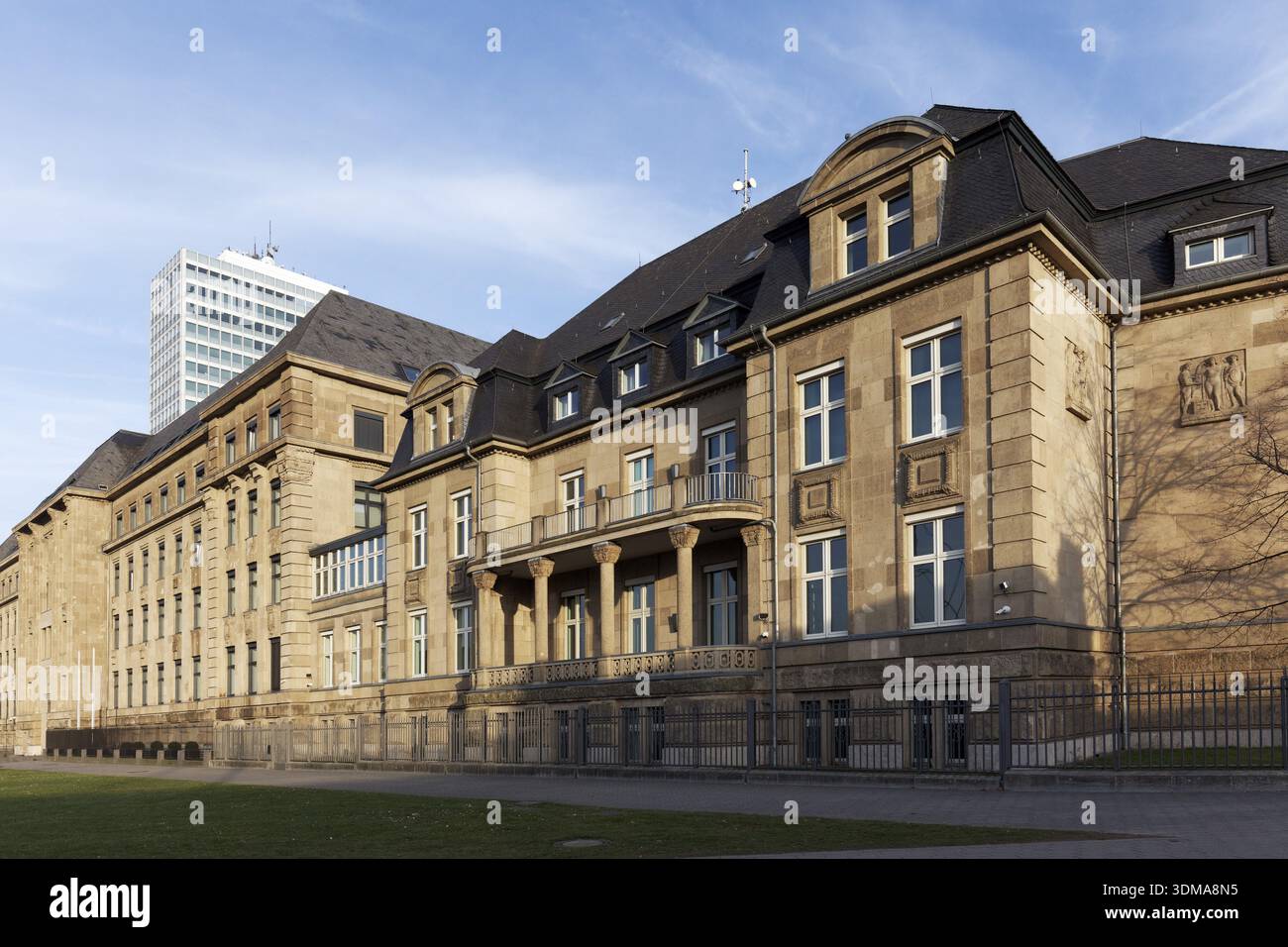 Villa Horion, Maison du Parlement histoire, bâtiment de style néoclassique, Duesseldorf, Rhénanie du Nord-Westphalie, Allemagne Banque D'Images