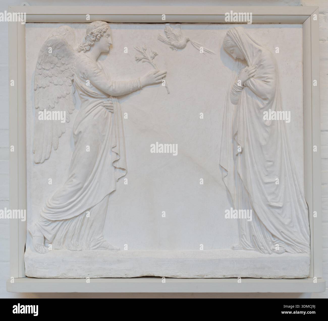 Annonciation de Giovanni Girolamo Savoldo, situé dans la Gallerie dell'Accademia, Venise, Italie. Banque D'Images