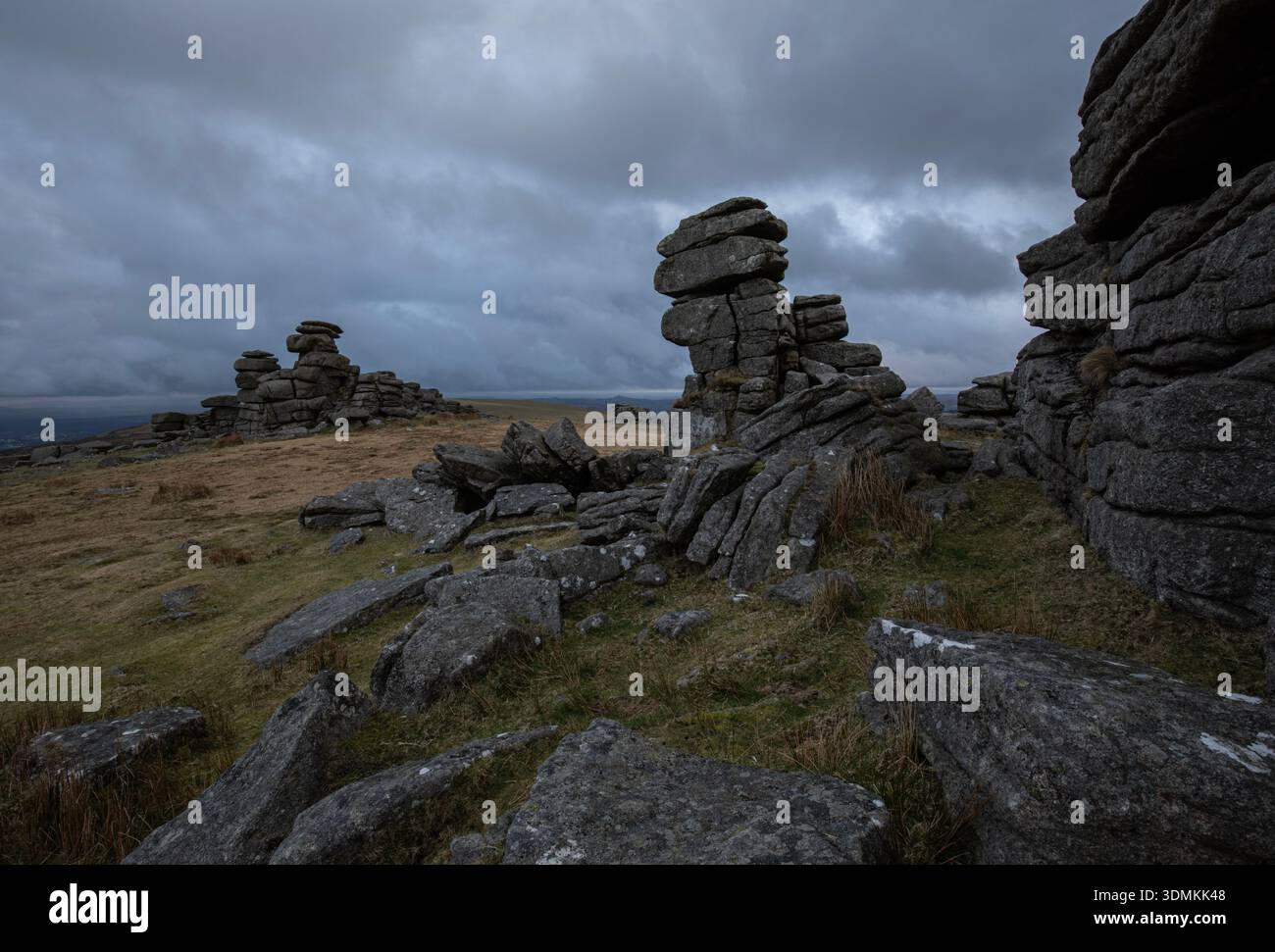 Grand Staple Tor Dartmoor Banque D'Images