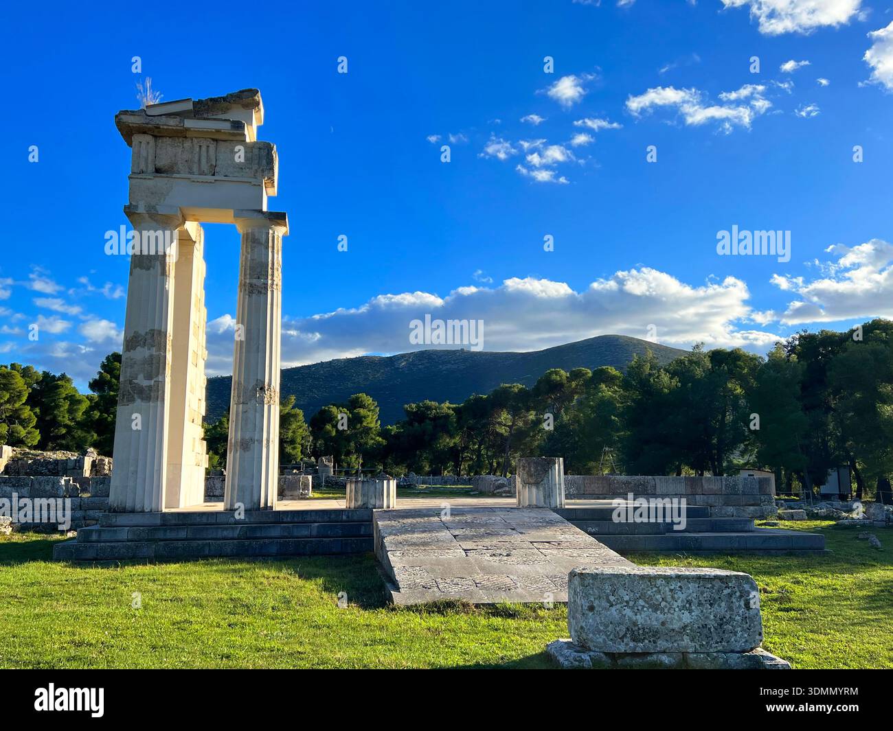 Sanctuaire d'Asclépios, Épidaure, Grèce. Banque D'Images