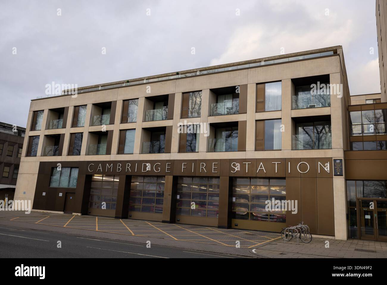 Cambridge, Royaume-Uni - 7 février 2026 : Cambridge Fire Station Banque D'Images
