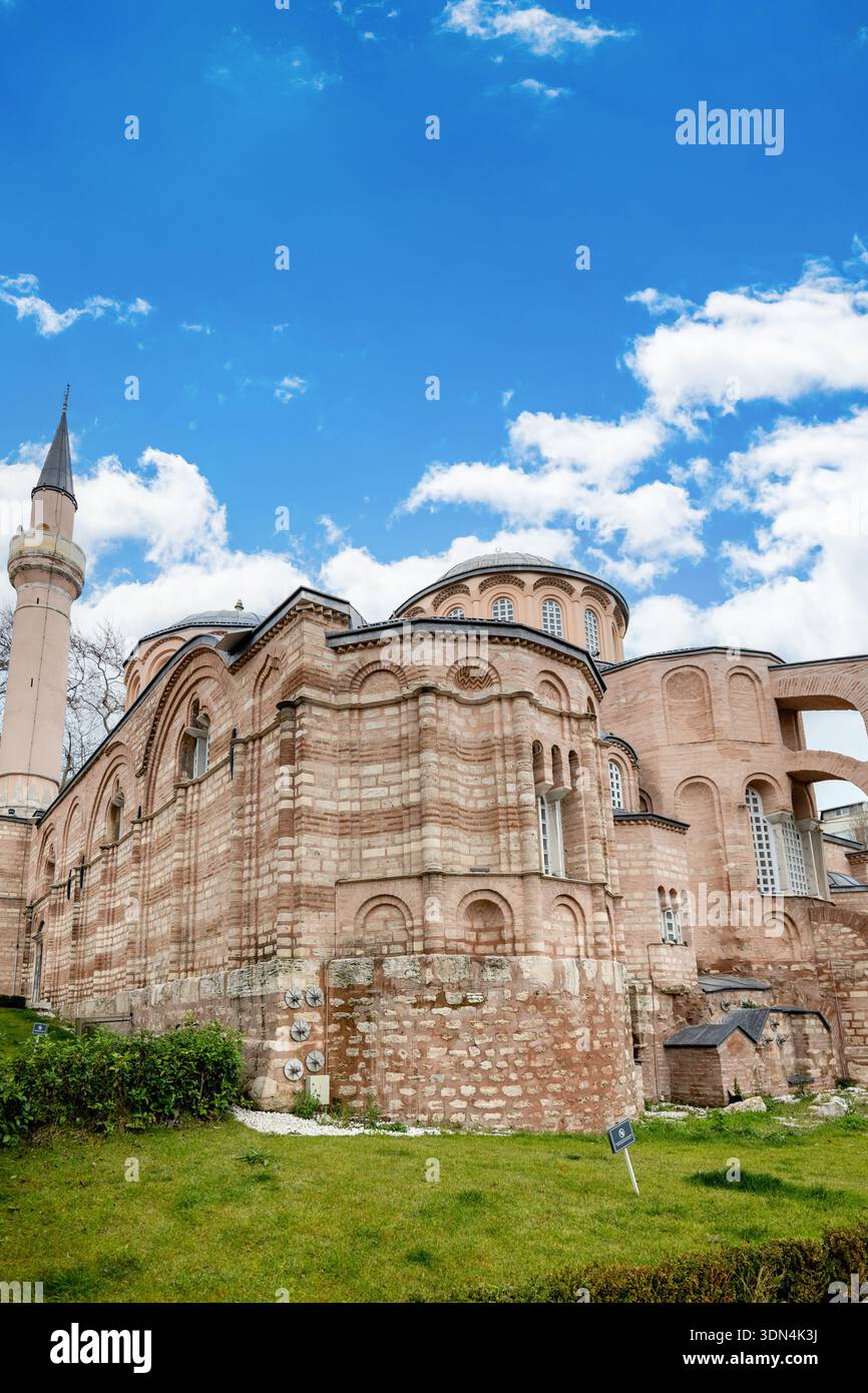 L'église Chora ou mosquée Kariye , une église byzantine, aujourd'hui convertie en mosquée à Istanbul, en Turquie Banque D'Images