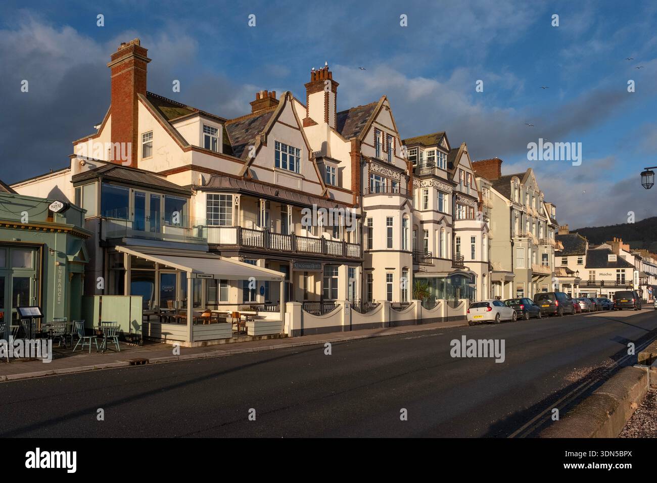 La ville de Sidmouth, Devon, UK Banque D'Images