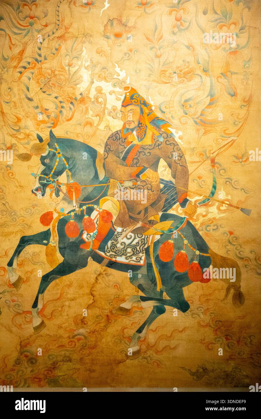 Mongolie, Oulan Bator, Musée Gengis Khan Banque D'Images