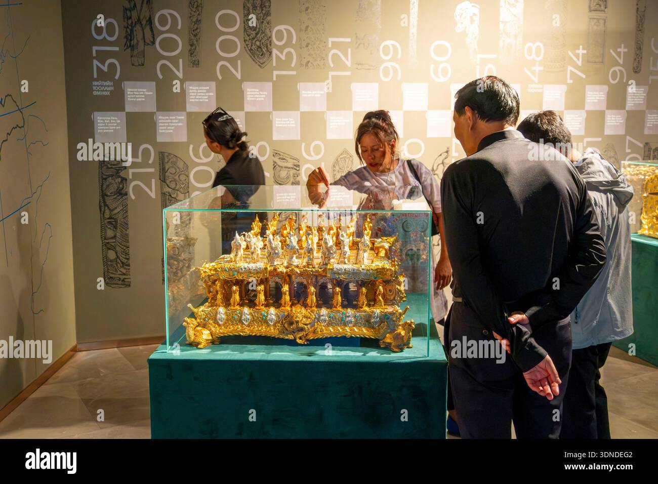 Mongolie, Oulan Bator, Musée Gengis Khan Banque D'Images